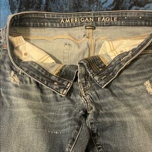 American Eagle Outfitters Men's Blue Jeans Airflex+